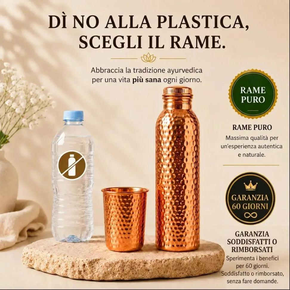 PLASTOPRO™ – Borraccia in Rame | 800ml