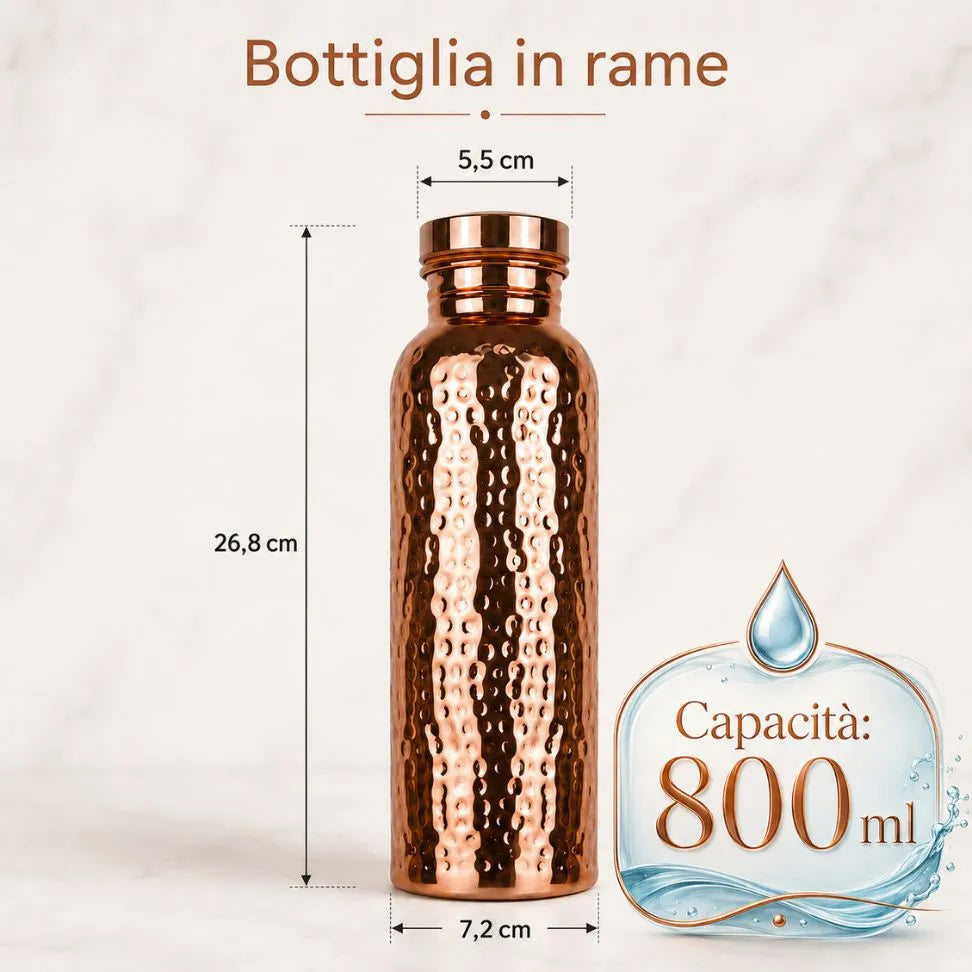 PLASTOPRO™ – Borraccia in Rame | 800ml